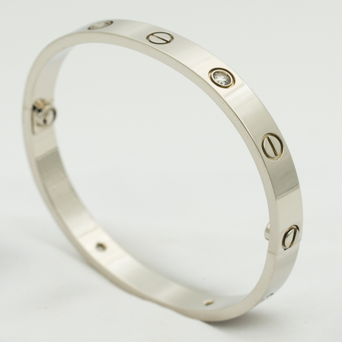 [Elara jewelsry ]LOVE BRACELET 6.1MM 4 DIAMONDS