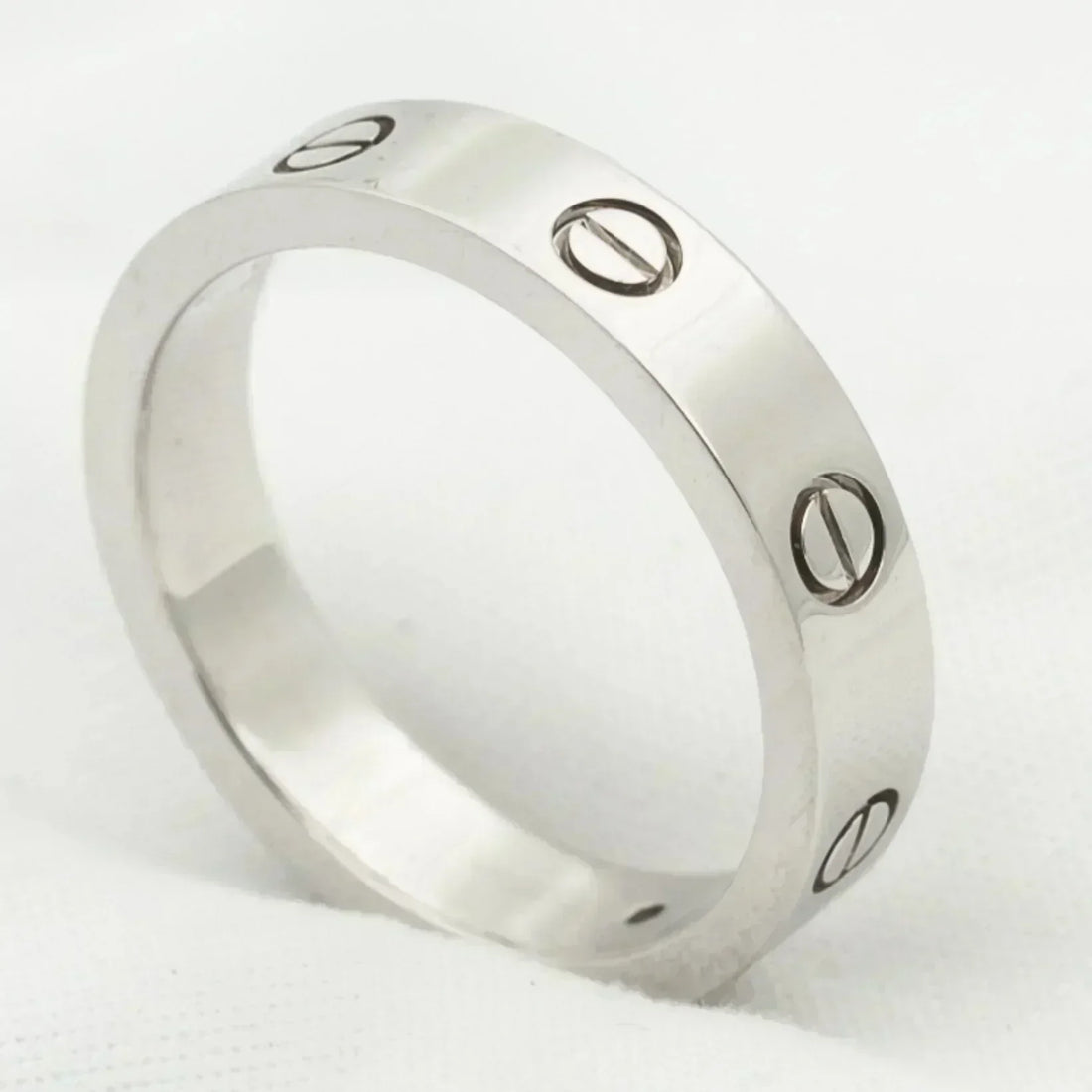 [Elara jewelsry ]LOVE RING 4MM 1 DIAMOND SILVER