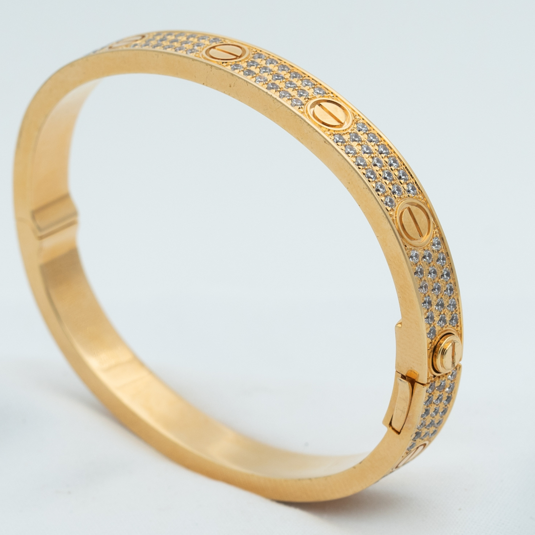 [Elara jewelsry ]LOVE BRACELET 6.1MM DIAMOND-PAVED