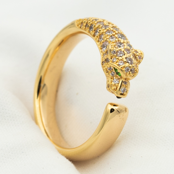 [Elara jewelsry ]PANTHERE RING DIAMOND 7.3MM