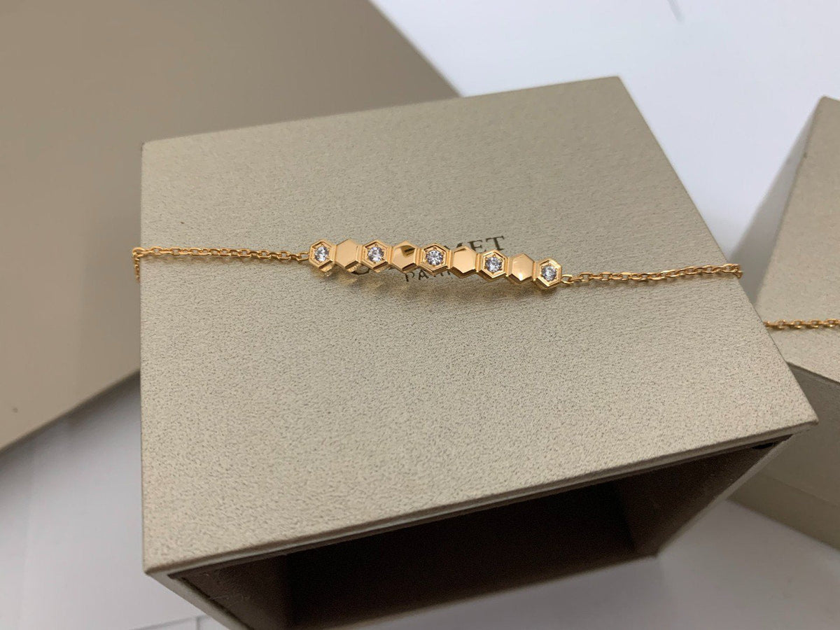 [Elara jewelsry ]BEE LOVE BRACELET DIAMOND