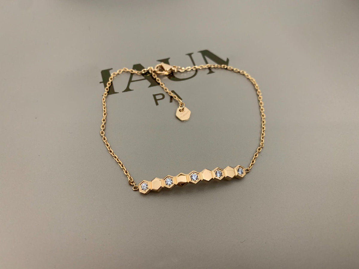 [Elara jewelsry ]BEE LOVE BRACELET DIAMOND