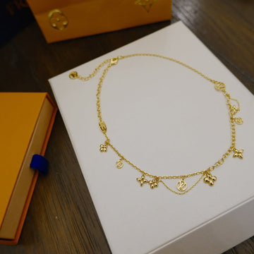 [Elara jewelsry ]BLOOMING SUPPLE NECKLACE BRASS