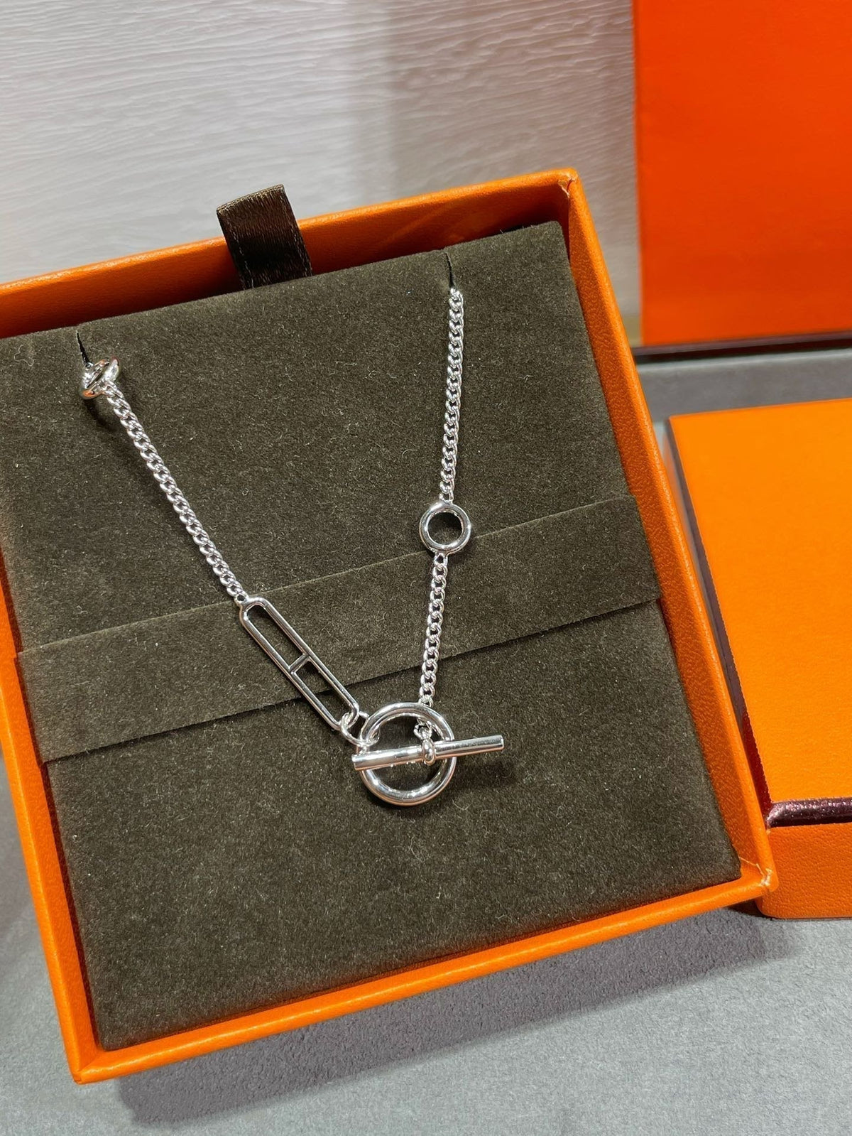[Elara jewelsry ]HM STERLING CHAINE D'ANCRE HEART