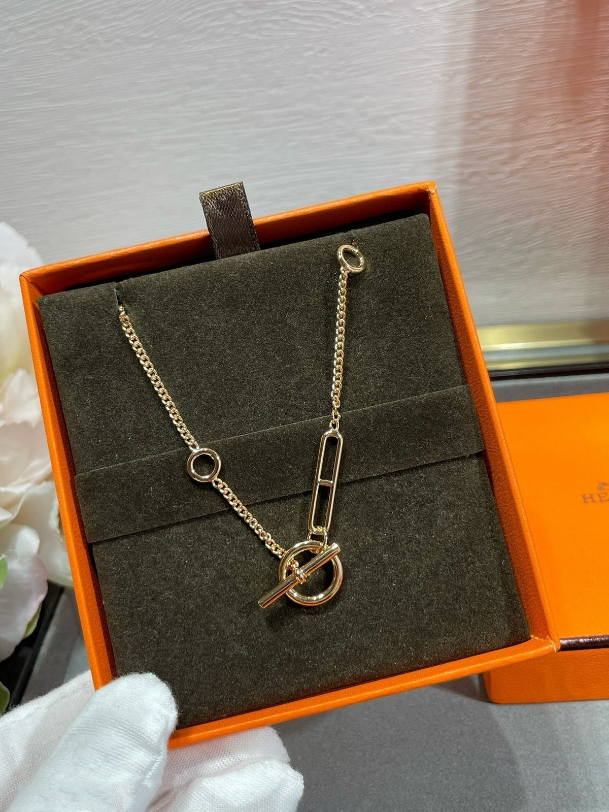 [Elara jewelsry ]HM STERLING CHAINE D'ANCRE HEART