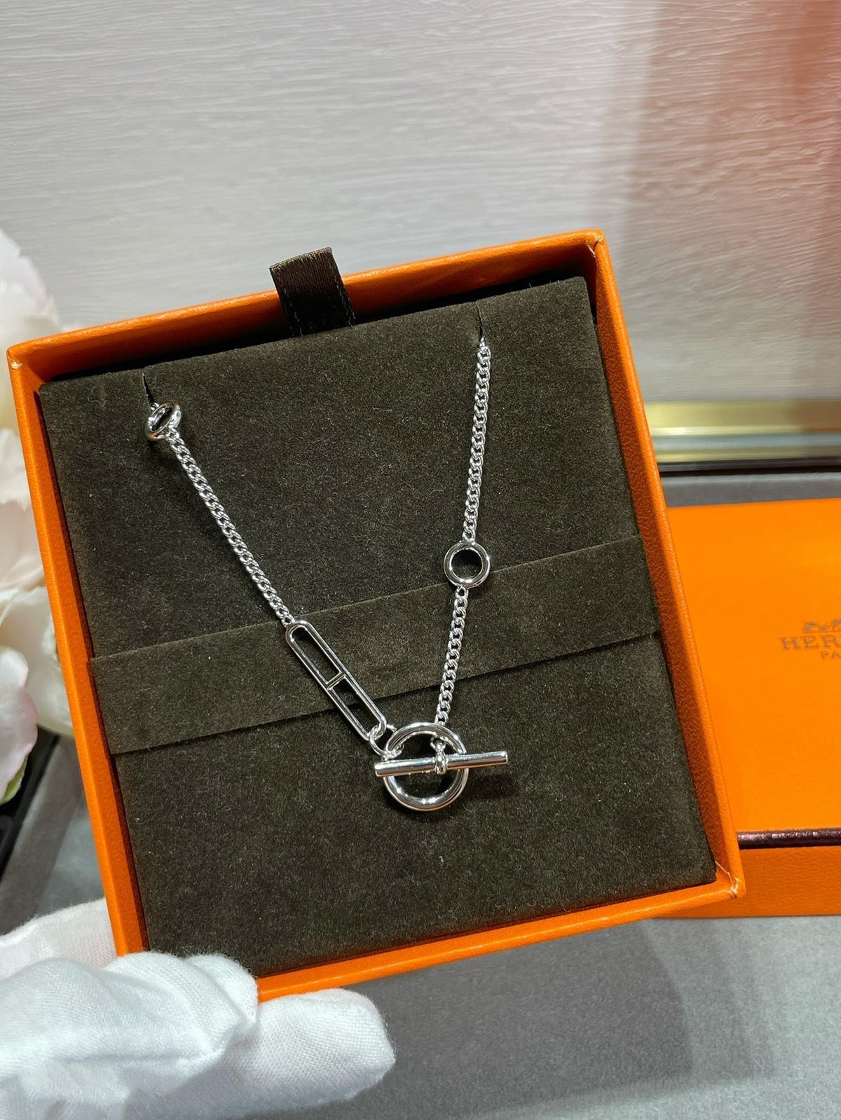 [Elara jewelsry ]HM STERLING CHAINE D'ANCRE HEART