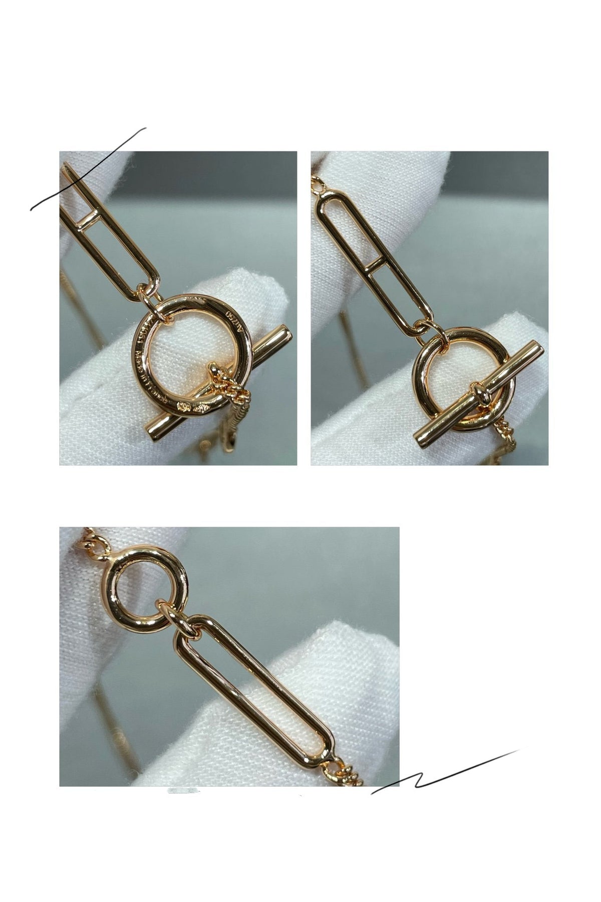 [Elara jewelsry ]HM STERLING CHAINE D'ANCRE HEART