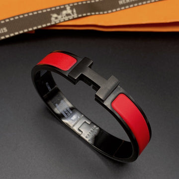 [Elara jewelsry ]CLIC HM SO BLACK RED BRACELET