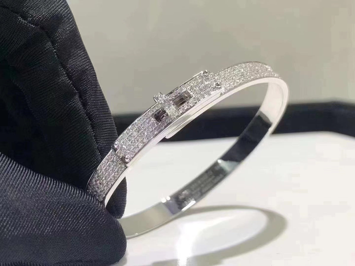 [Elara jewelsry ]HM KELLY BRACELET IN SILVER AND FULL PAVE DIAMOND