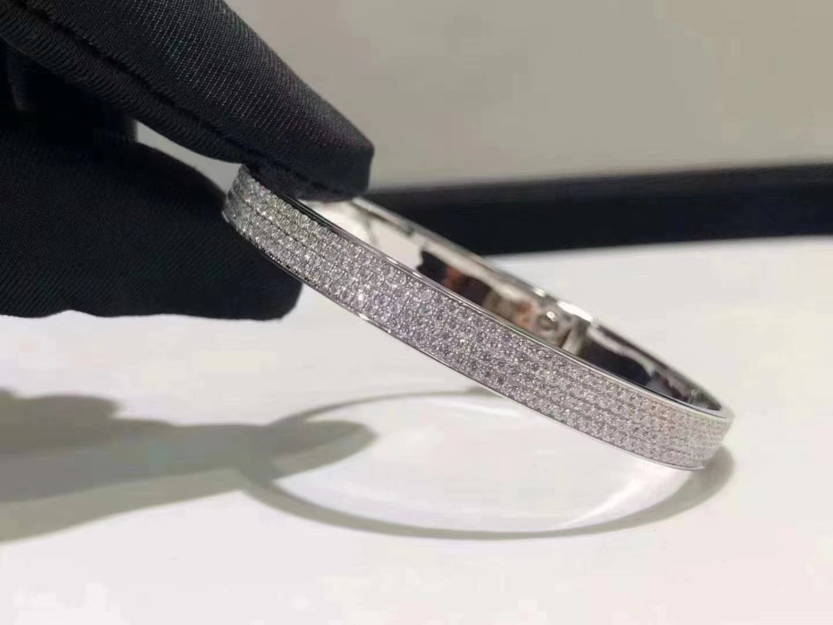 [Elara jewelsry ]HM KELLY BRACELET IN SILVER AND FULL PAVE DIAMOND