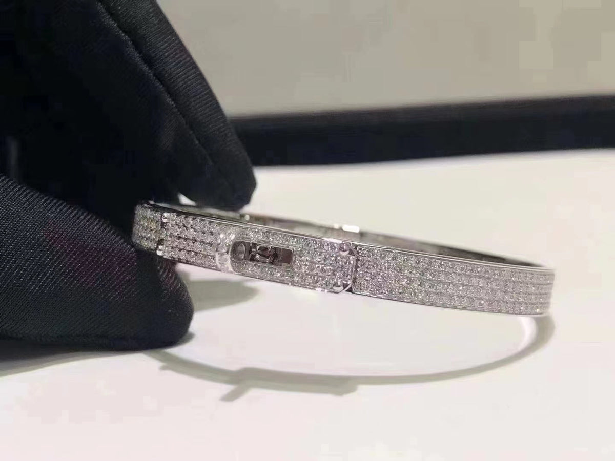 [Elara jewelsry ]HM KELLY BRACELET IN SILVER AND FULL PAVE DIAMOND