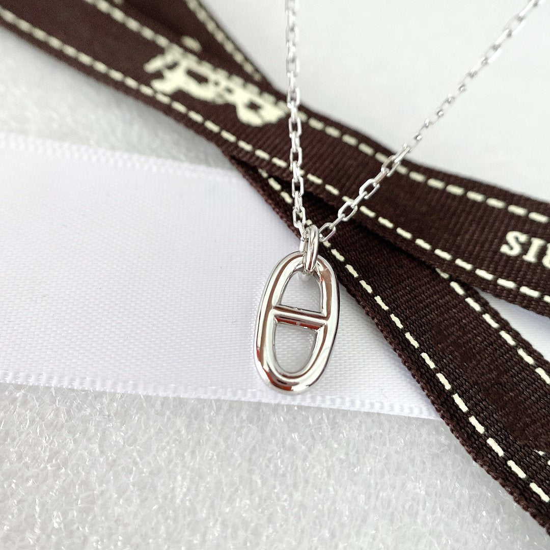 [Elara jewelsry ]HM PIG NOSE NECKLACE