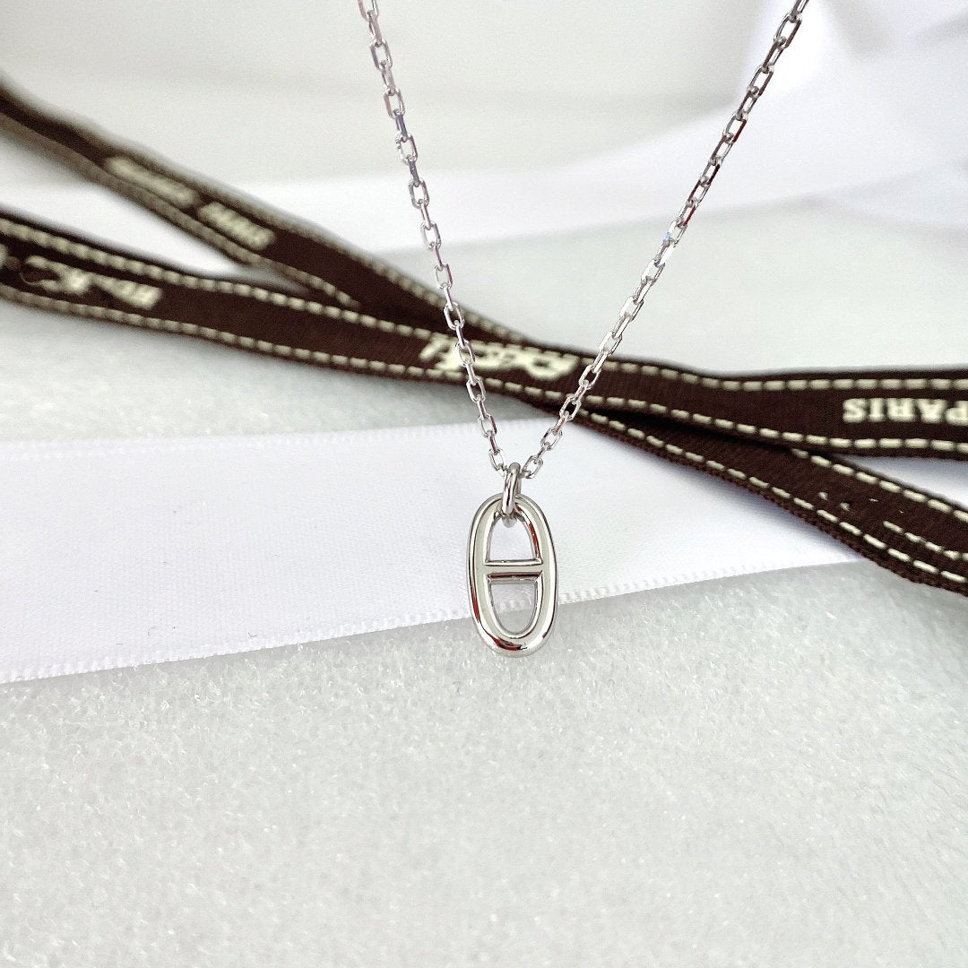 [Elara jewelsry ]HM PIG NOSE NECKLACE
