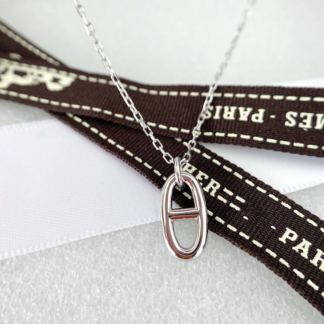 [Elara jewelsry ]HM PIG NOSE NECKLACE
