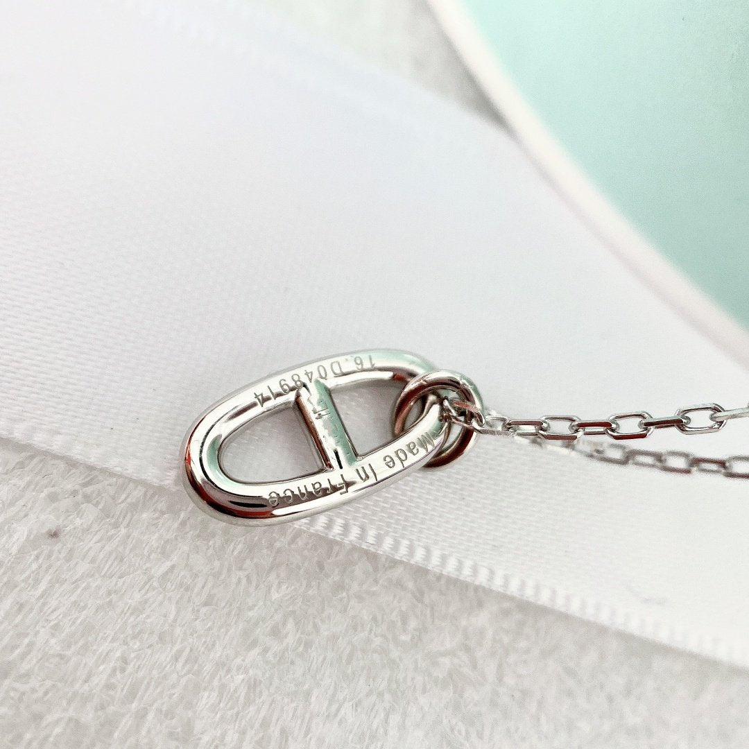 [Elara jewelsry ]HM PIG NOSE NECKLACE