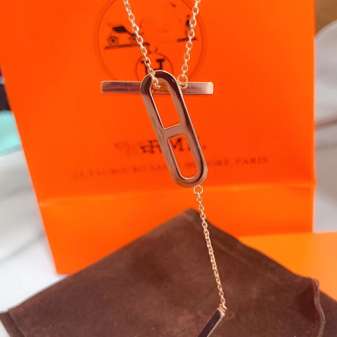 [Elara jewelsry ]HM NECKLACE PLATINUM ROSE GOLD DIAMOND