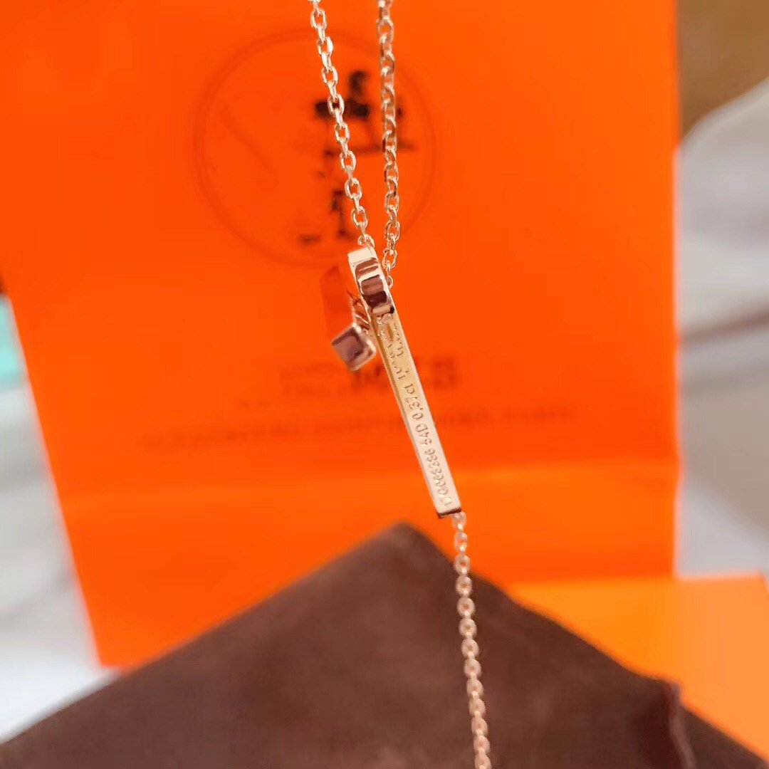 [Elara jewelsry ]HM NECKLACE PLATINUM ROSE GOLD DIAMOND