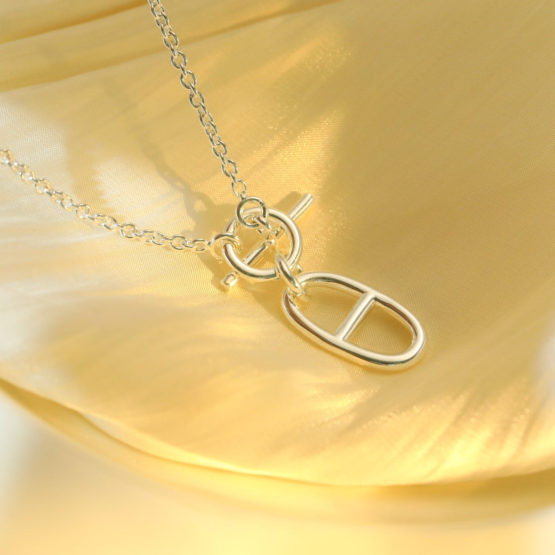 [Elara jewelsry ]HM CHAINE D'ANCRE PENDANT NECKLACE STERLING SILVER