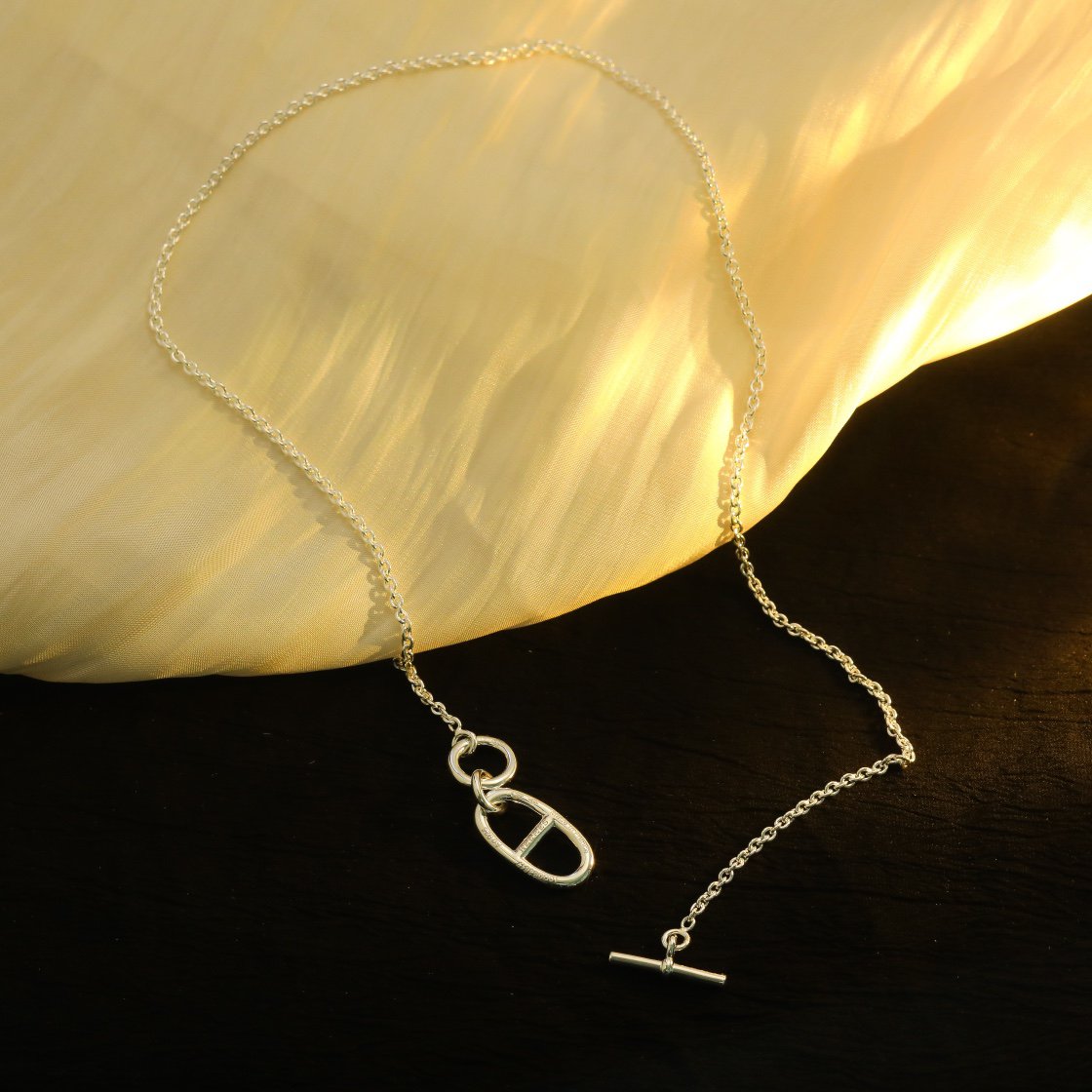 [Elara jewelsry ]HM CHAINE D'ANCRE PENDANT NECKLACE STERLING SILVER