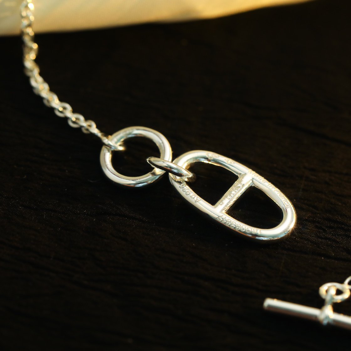 [Elara jewelsry ]HM CHAINE D'ANCRE PENDANT NECKLACE STERLING SILVER