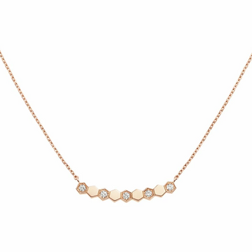 [Elara jewelsry ]BEE MY LOVE DIAMOND NECKLACE