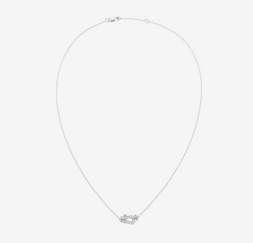 [Elara jewelsry ]FORCE 10 DIAMOND SILVER NECKLACE MINI MODEL