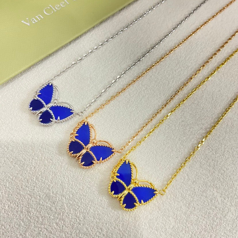 [Elara jewelsry] 2026 NEW LUCKY BUTTERFLY 1 MOTIFS NECKLACE