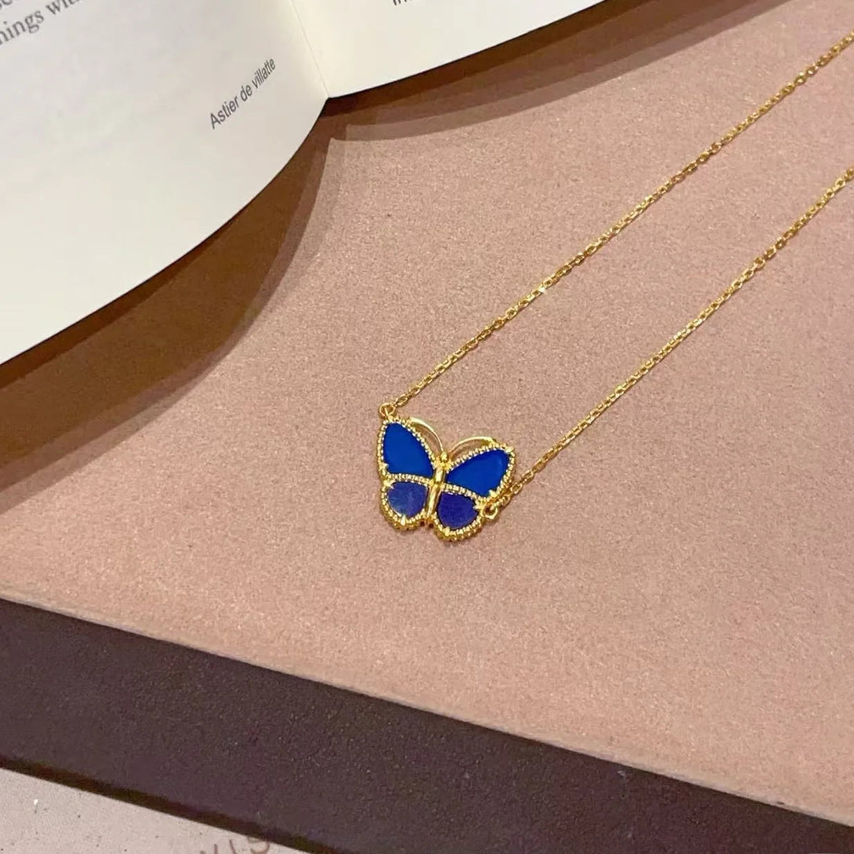 [Elara jewelsry] 2026 NEW LUCKY BUTTERFLY 1 MOTIFS NECKLACE