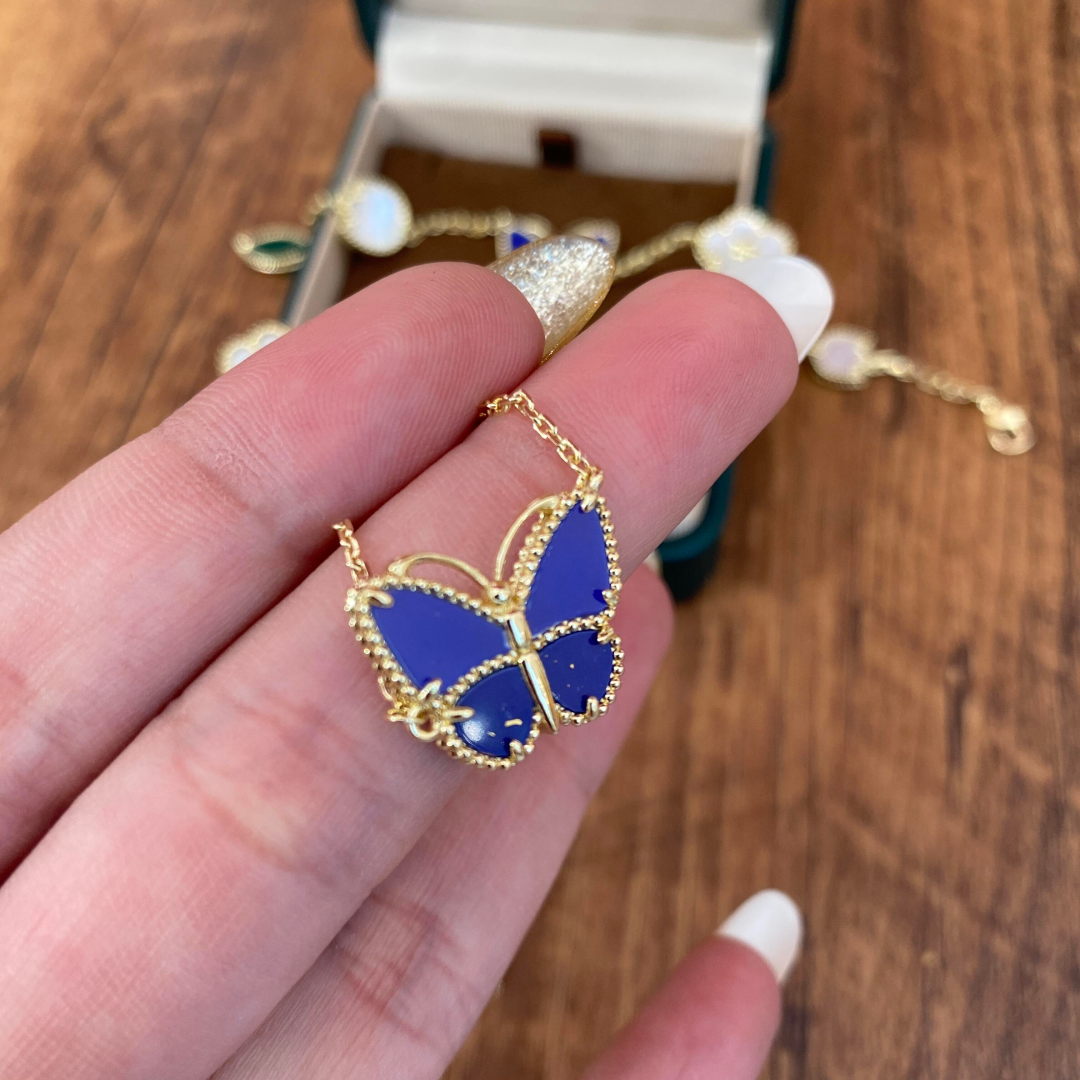 [Elara jewelsry] 2026 NEW LUCKY BUTTERFLY 1 MOTIFS NECKLACE