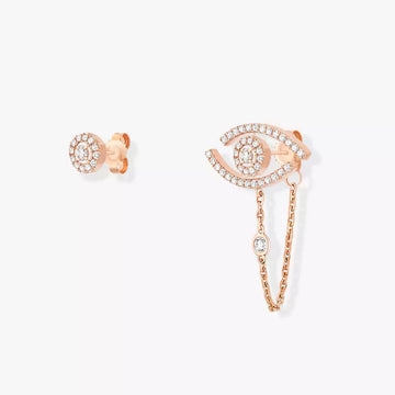 [Elara jewelsry]Lucky Eye Diamond Earrings
