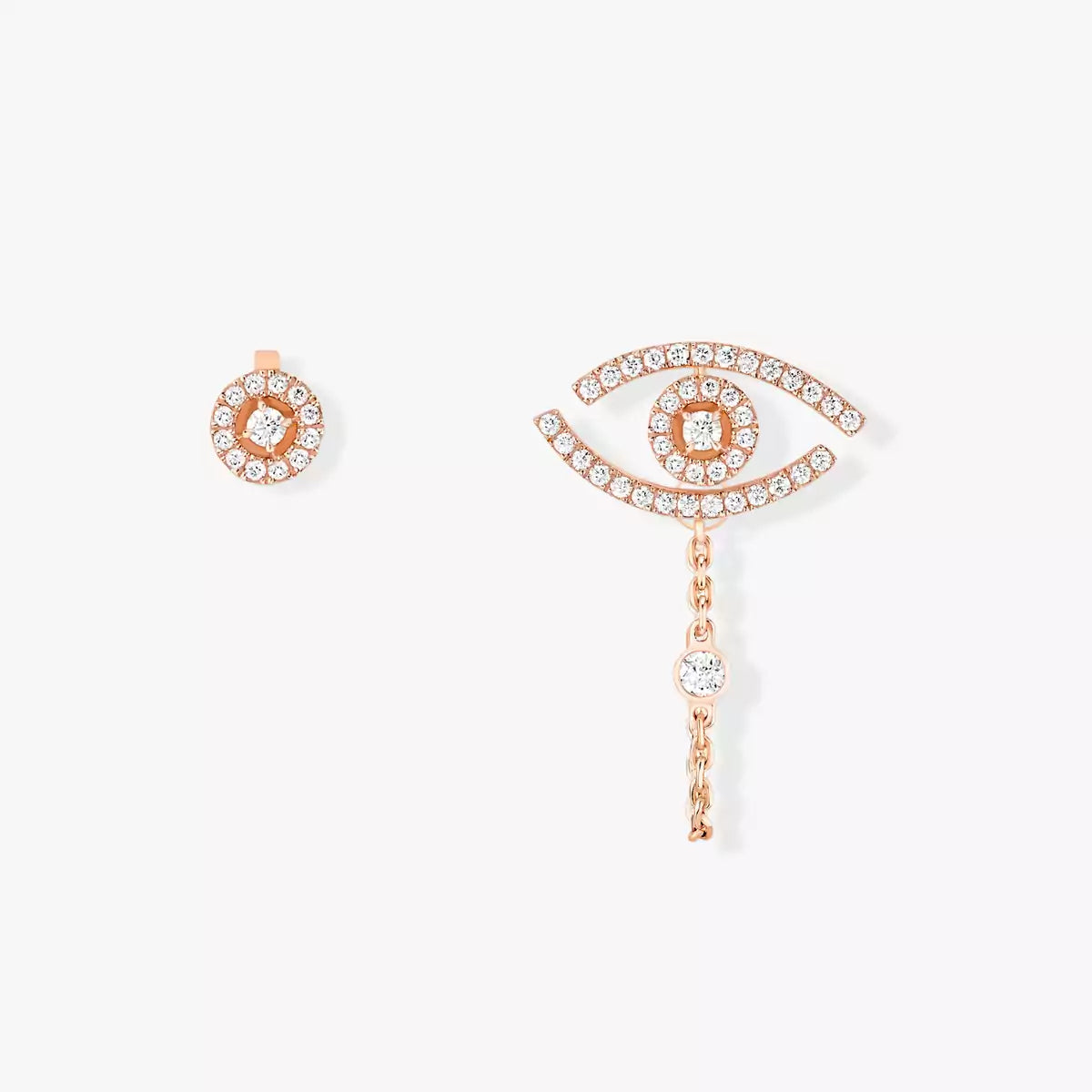 [Elara jewelsry]Lucky Eye Diamond Earrings