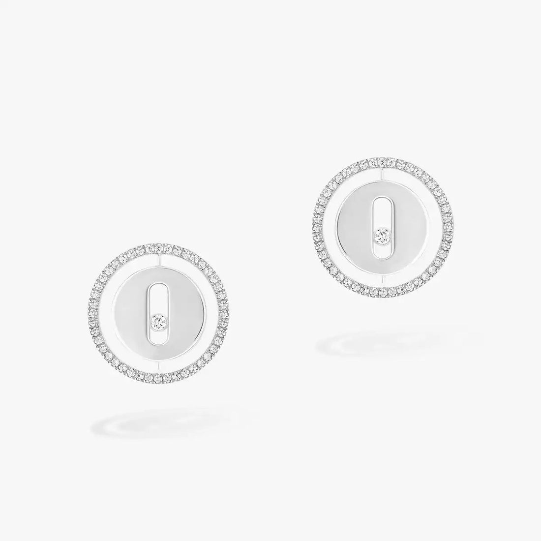 [Elara jewelsry]Lucky Move Diamond Earrings