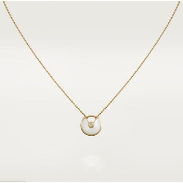 [Elara jewelsry ]AMULETTE ROSE GOLD MOP NECKLACE