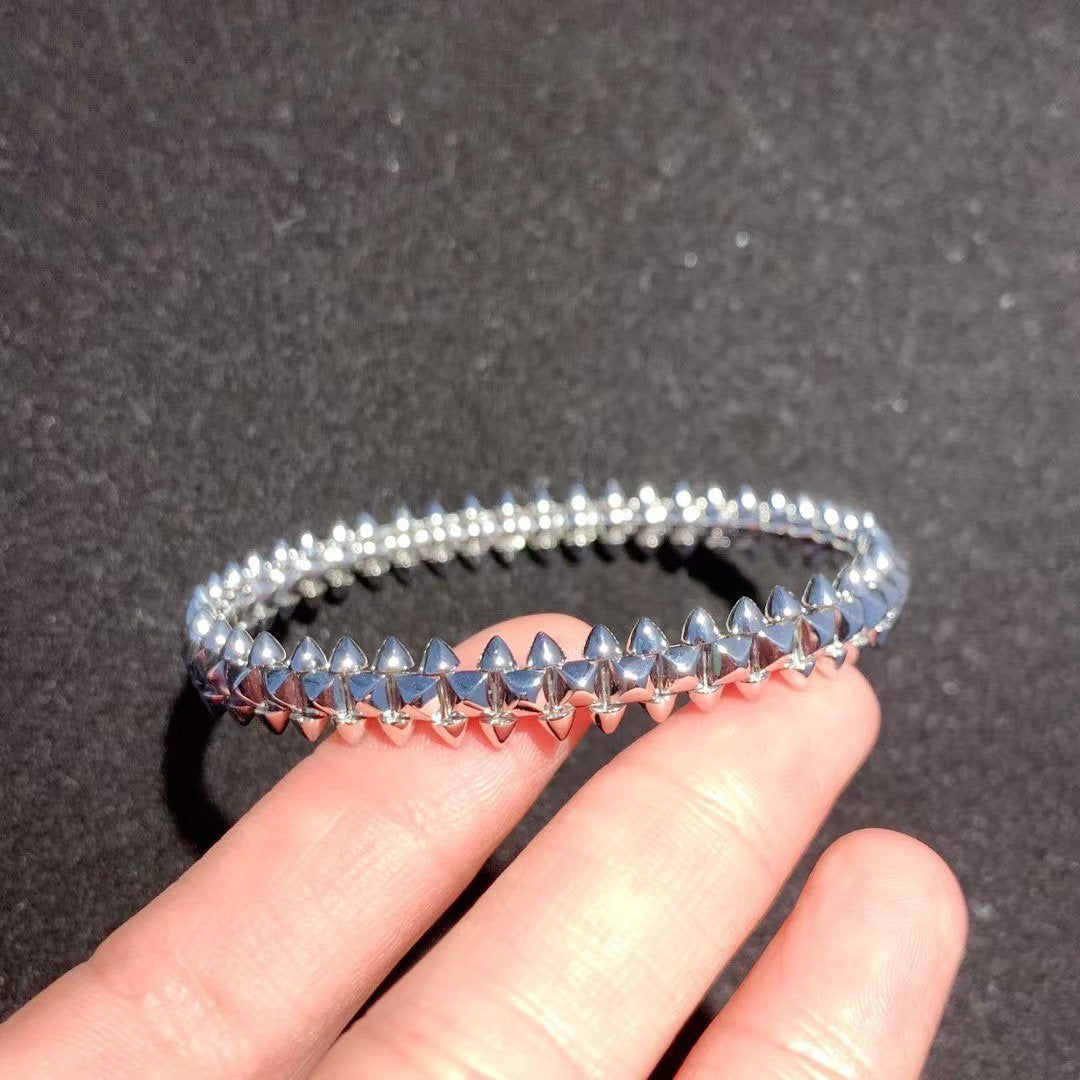 [Elara jewelsry ]CLASH SILVER BRACELET
