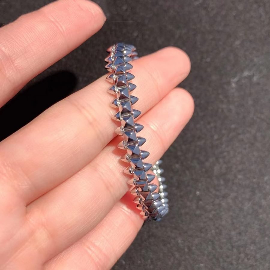 [Elara jewelsry ]CLASH SILVER BRACELET