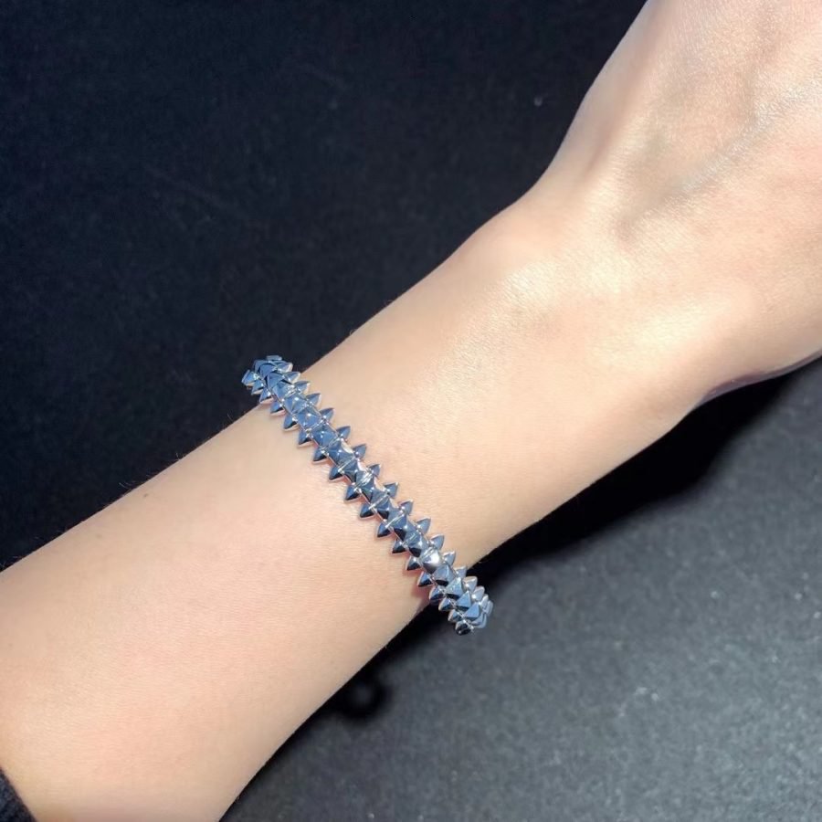 [Elara jewelsry ]CLASH SILVER BRACELET