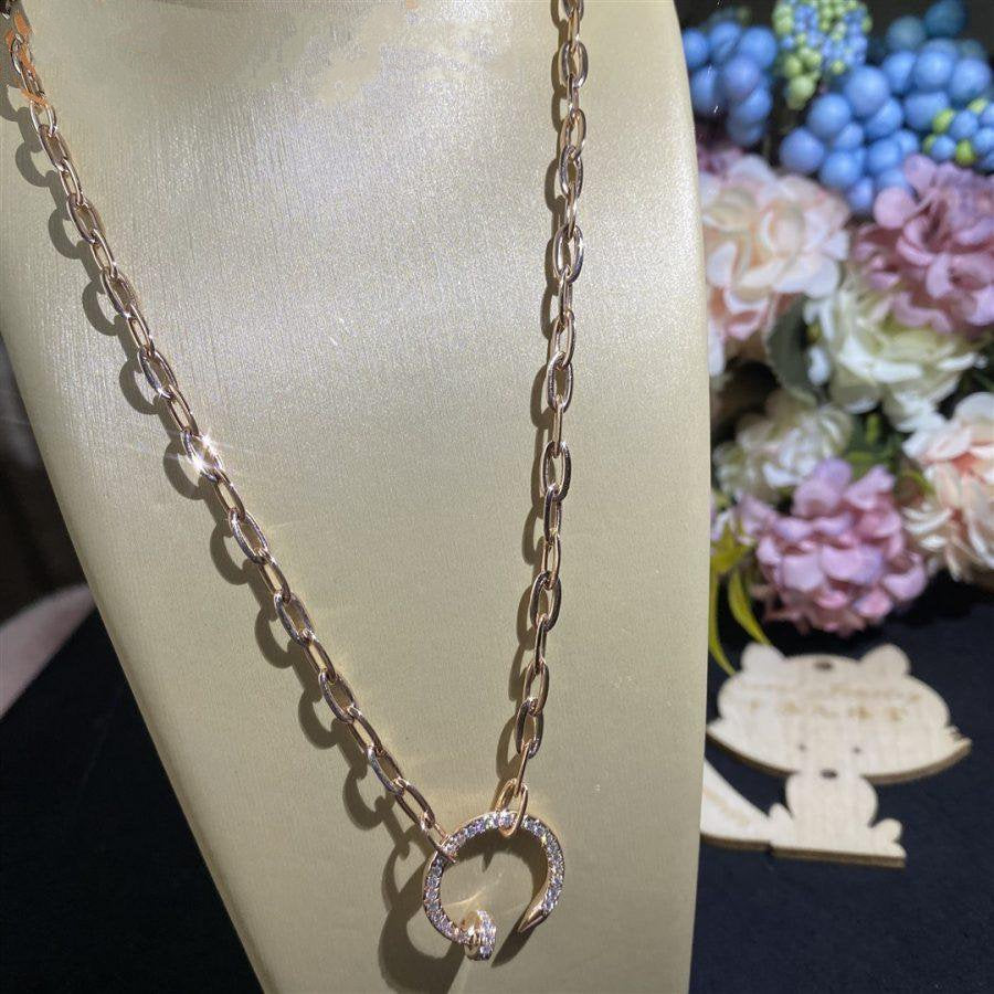 [Elara jewelsry ]JUSTE NECKLACE DIAMONDS