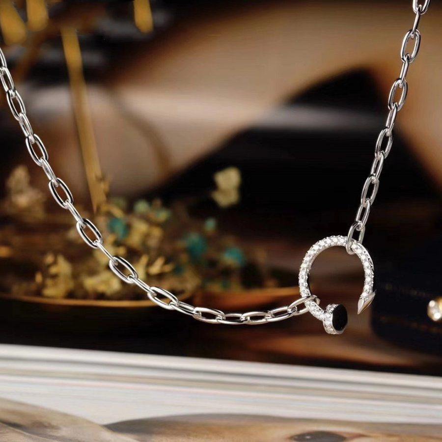 [Elara jewelsry ]JUSTE NECKLACE DIAMONDS