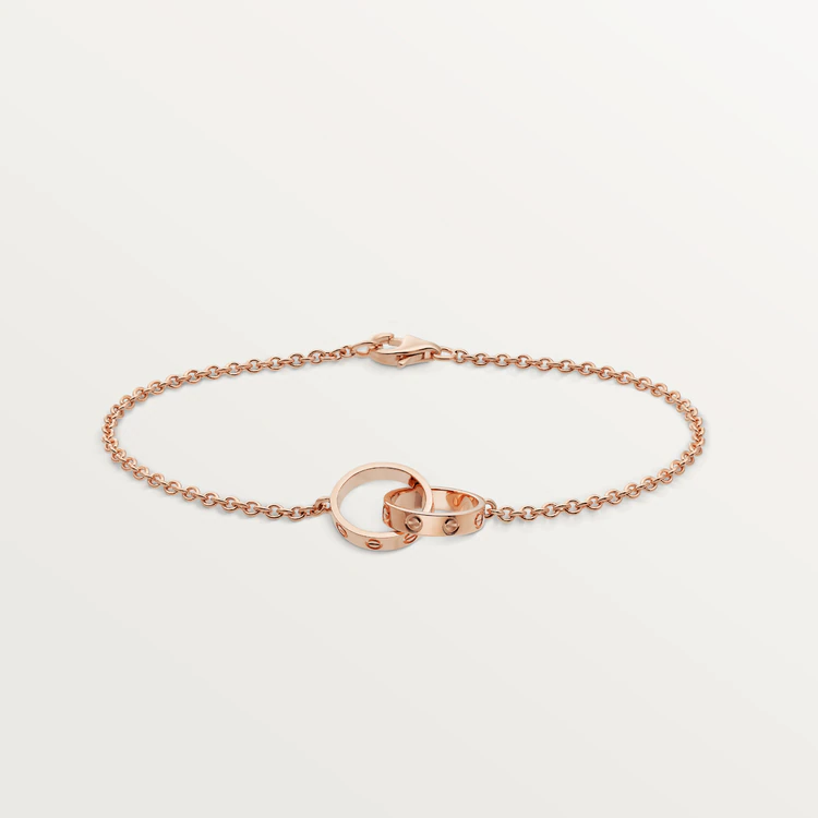 [Elara jewelsry ]LOVE BRACELET DOUBLE RING