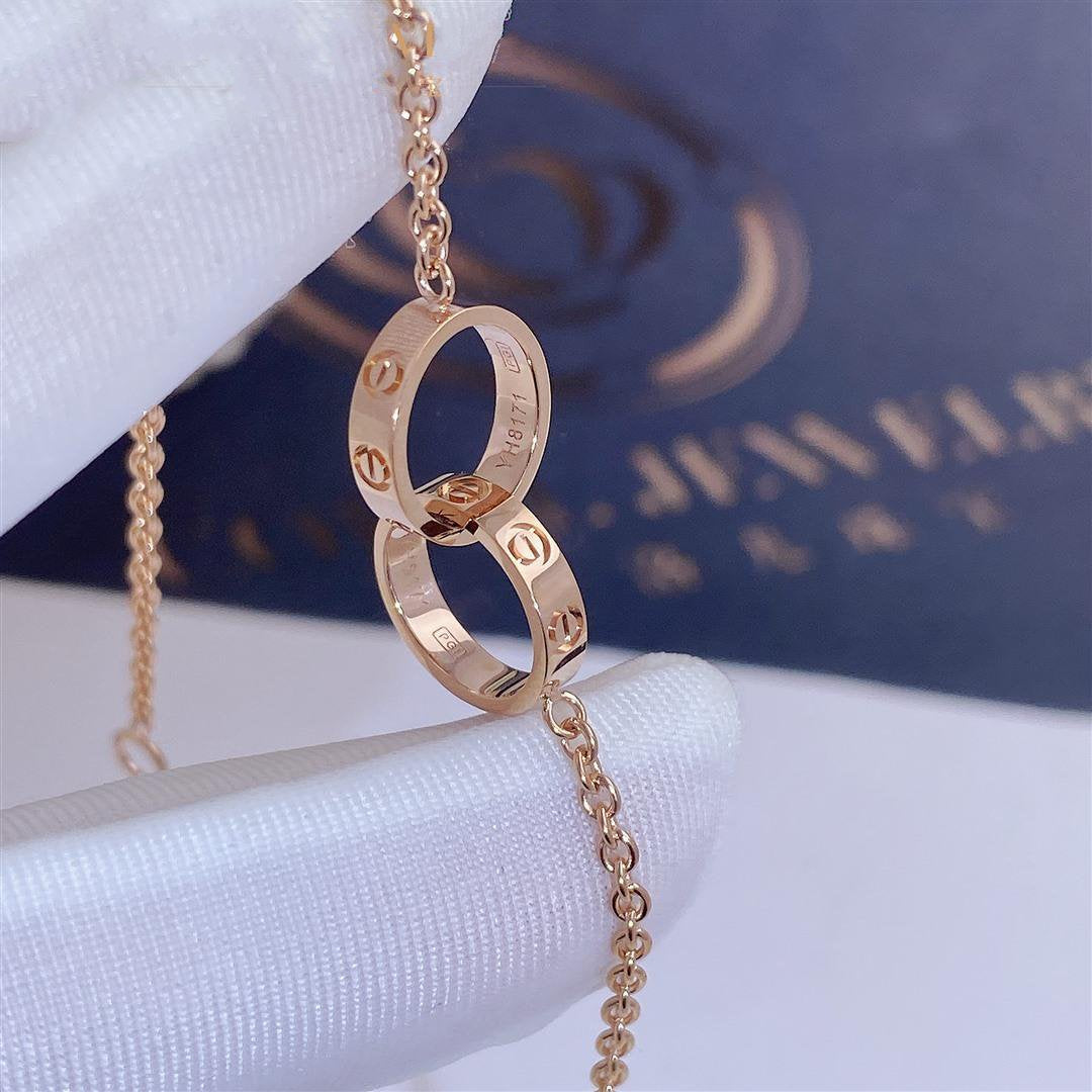 [Elara jewelsry ]LOVE BRACELET DOUBLE RING
