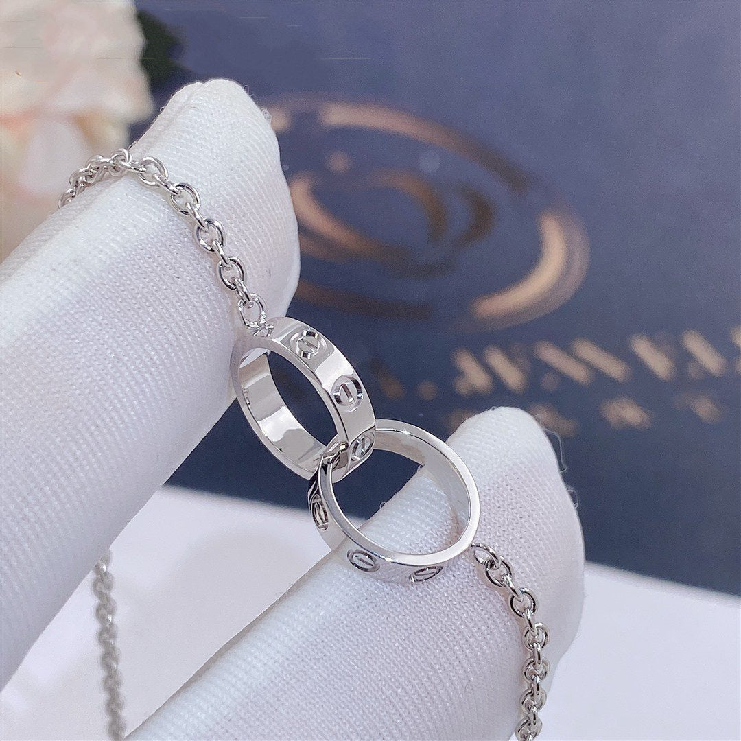 [Elara jewelsry ]LOVE BRACELET DOUBLE RING