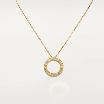 [Elara jewelsry ]LOVE NECKLACE ADJUSTABLE ROSE GOLD