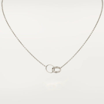 [Elara jewelsry ]LOVE NECKLACE PINK GOLD AND SILVER
