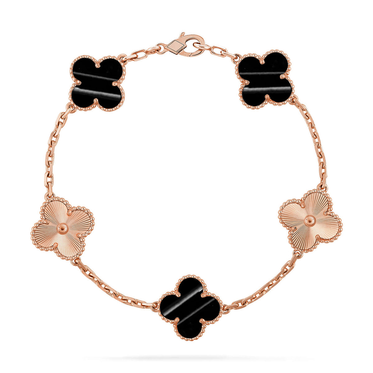 [Elara jewelsry ] CLOVER 5 MOTIF PULSAR STONE BRACELET COLLECTION