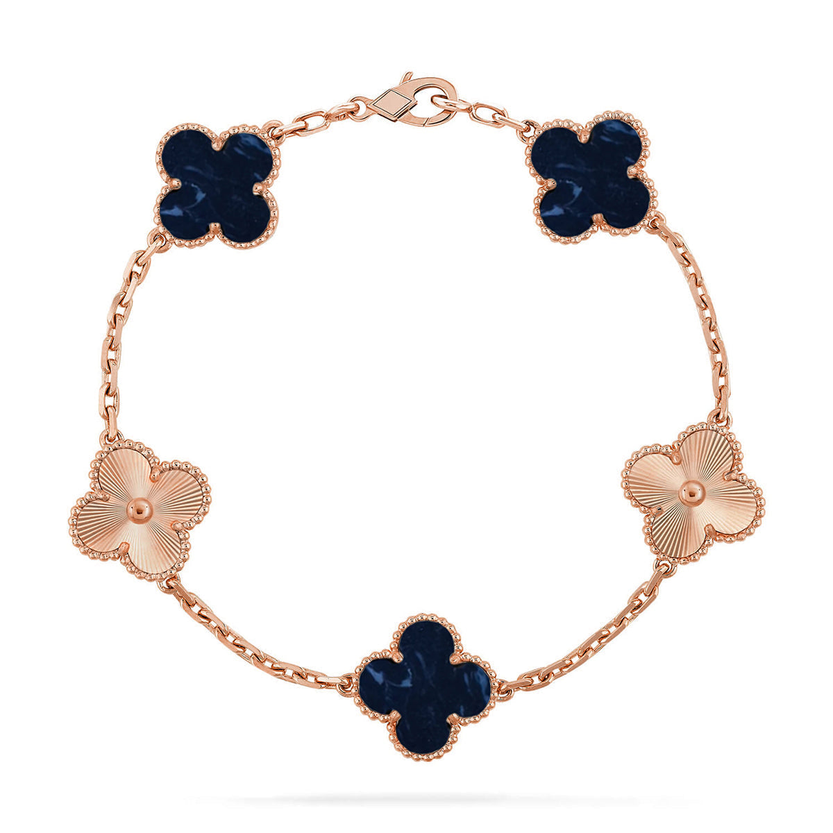 [Elara jewelsry ]CLOVER 5 MOTIF PIETERSITE BRACELET COLLECTION
