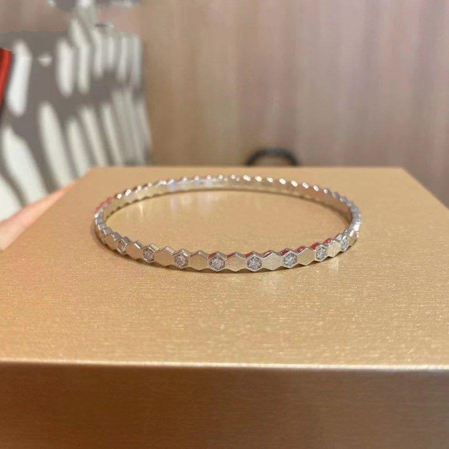 [Elara jewelsry ]BEE LOVE SILVER DIAMOND BRACELET
