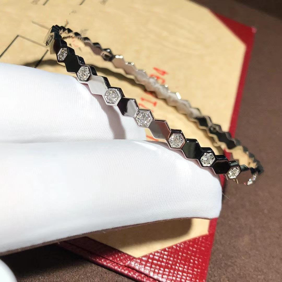 [Elara jewelsry ]BEE LOVE SILVER DIAMOND BRACELET