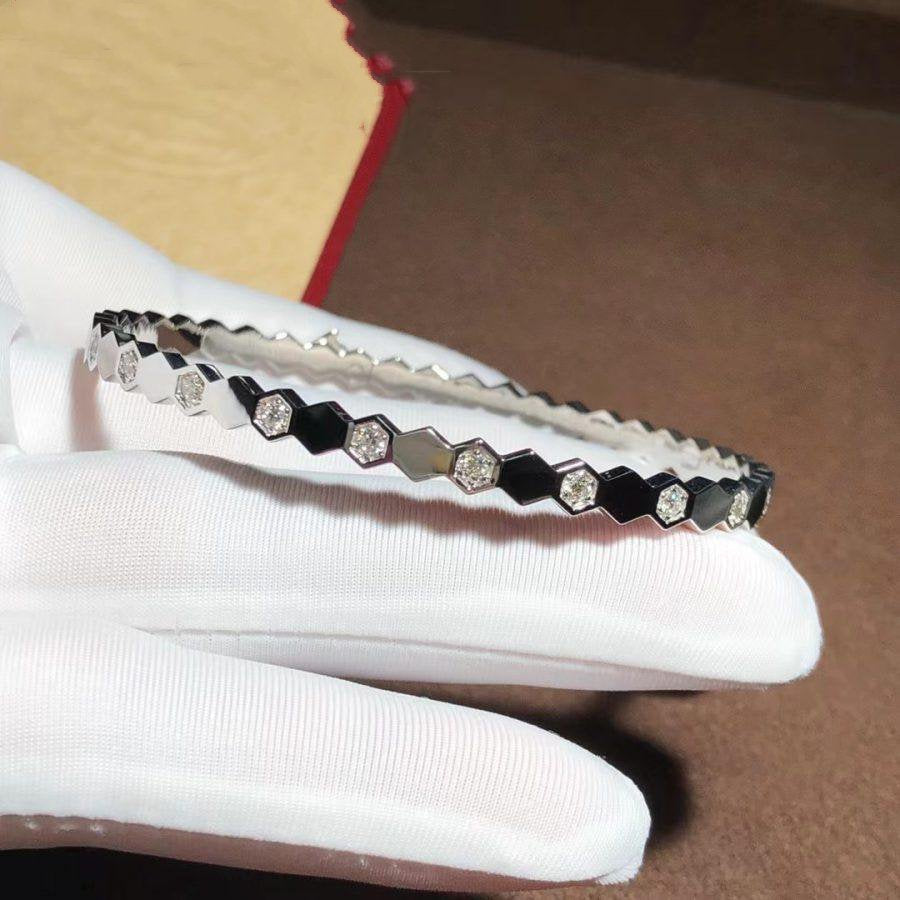 [Elara jewelsry ]BEE LOVE SILVER DIAMOND BRACELET