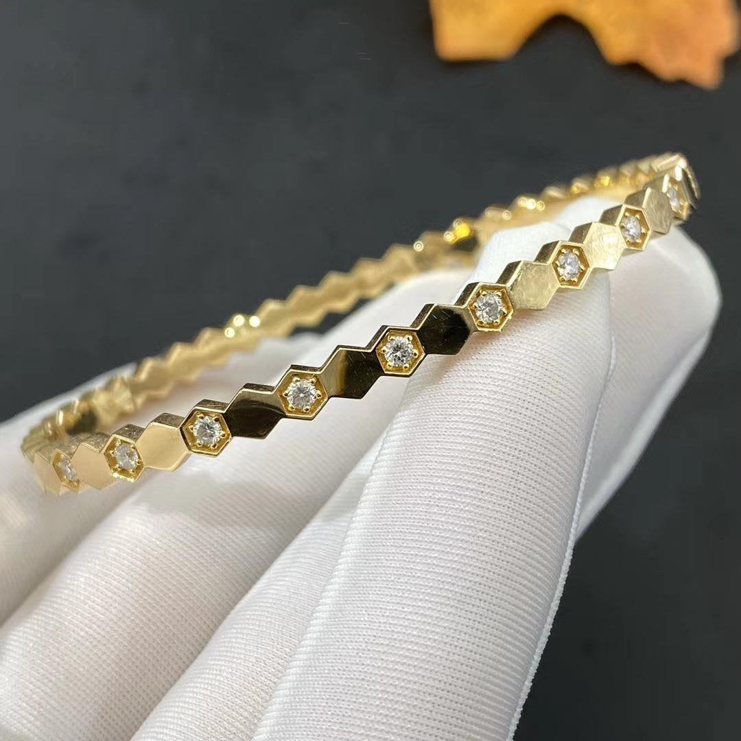 [Elara jewelsry ]BEE LOVE GOLD DIAMOND BRACELET