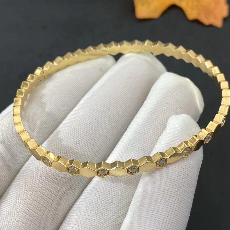 [Elara jewelsry ]BEE LOVE GOLD DIAMOND BRACELET